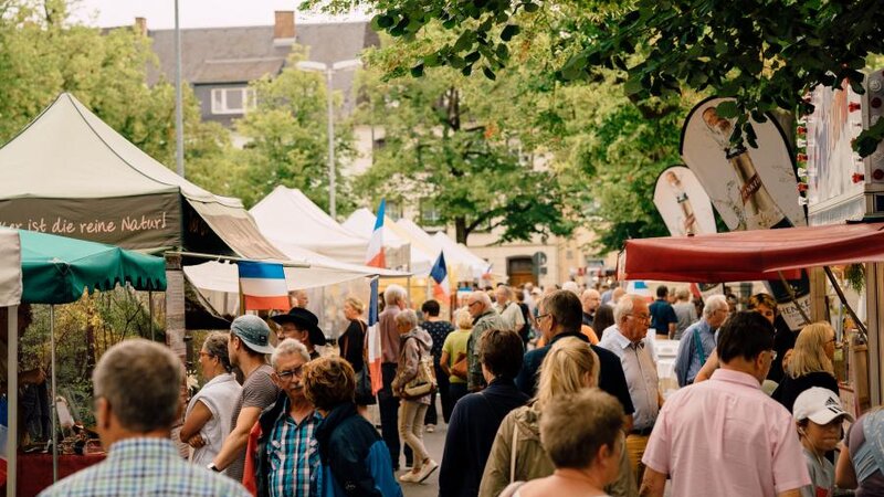Der Französische Markt in Neuwied.