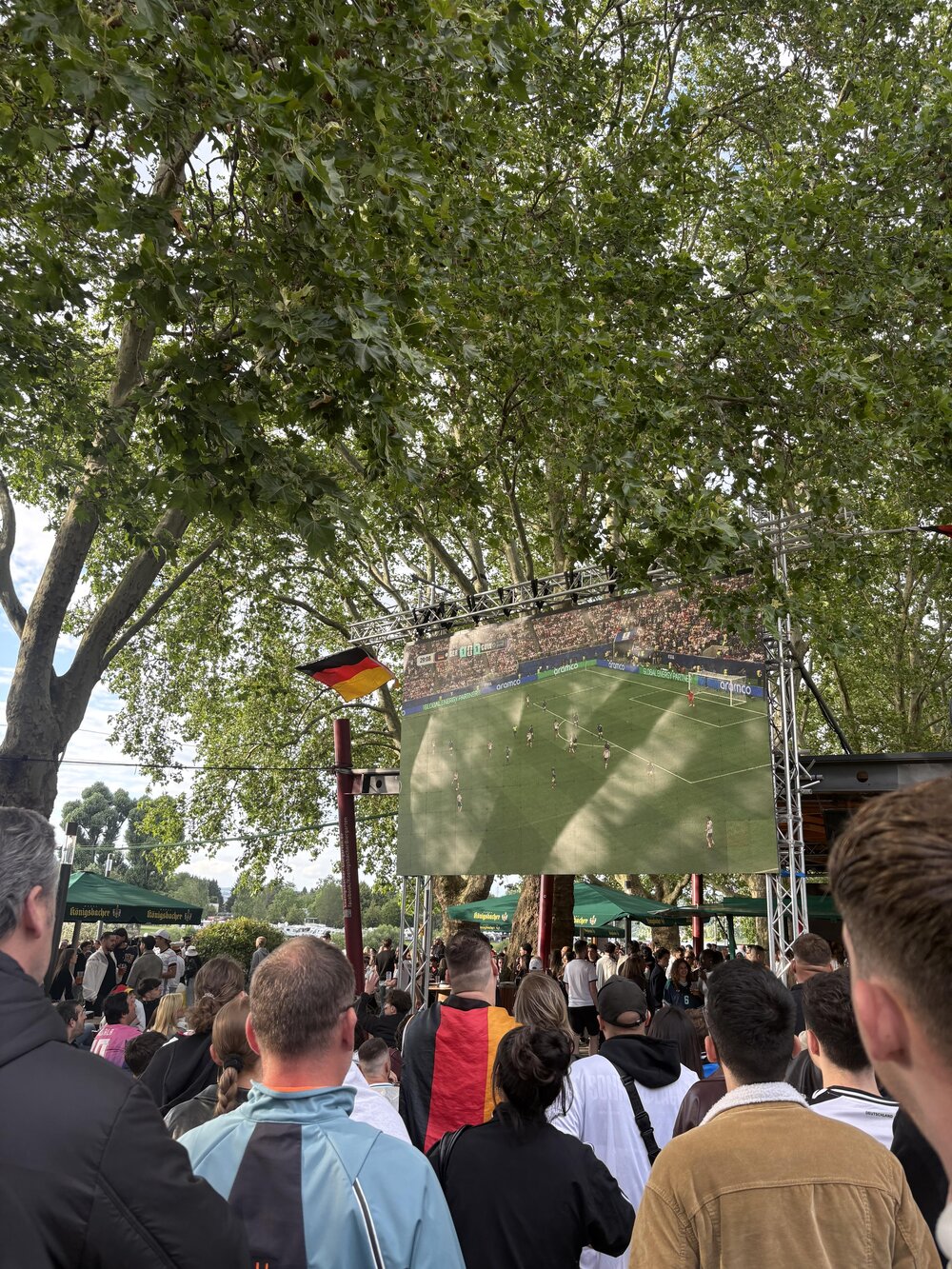 Public Viewing zur WM in Koblenz. Public Viewing zur WM in Koblenz.