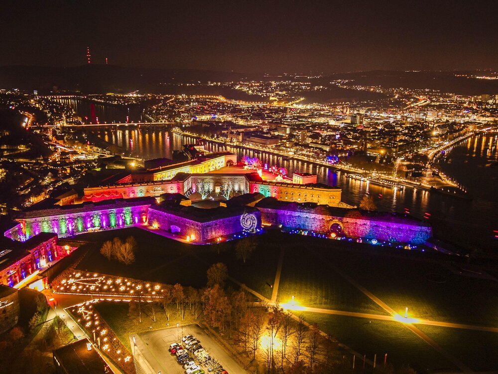 Christmas Garden in Koblenz.