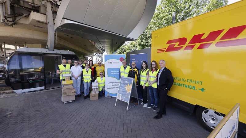 Pakettransport in Seilbahnen: Hochschule Darmstadt, DHL und Seilbahn Koblenz starten Feldversuch