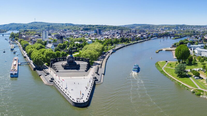 Skyline von Koblenz