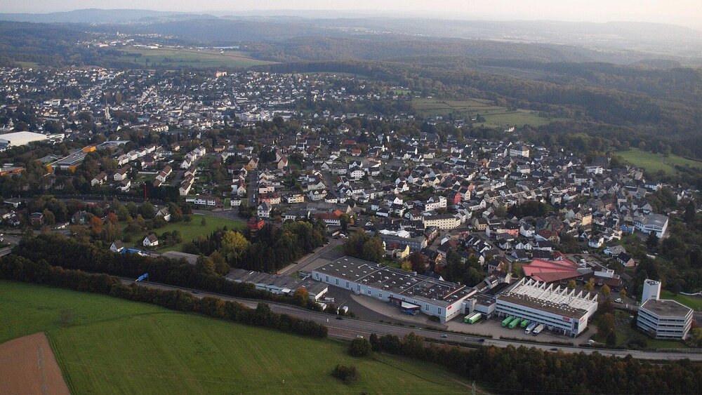 Höhr-Grenzhausen Luftaufnahme.