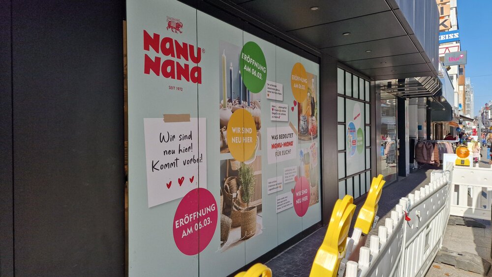 Nanu-Nana eröffnet in der Koblenzer Löhrstraße. Nanu-Nana eröffnet in der Koblenzer Löhrstraße.