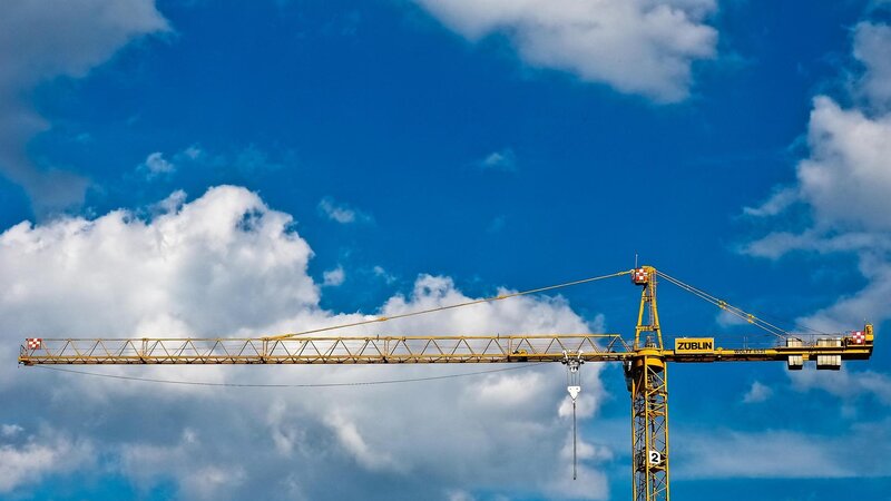 In Koblenz wird groß gebaut.