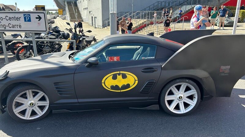 Das "Batmobil" wurde am Wochenende von der Polizei auf dem Nürburgring gestoppt.
