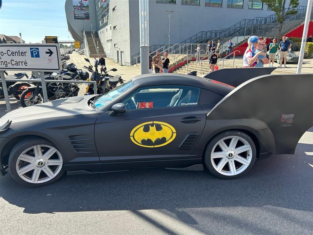 Das "Batmobil" wurde am Wochenende von der Polizei auf dem Nürburgring gestoppt.