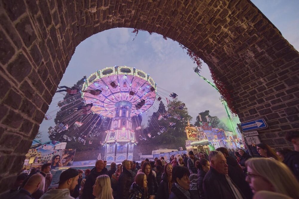 Der Lukasmarkt in Mayen 2025.