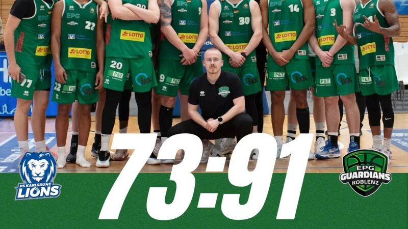 Geschafft: Die Koblenzer Basketballer haben den Klassenverbleib in der 2. Liga ProA geschafft.