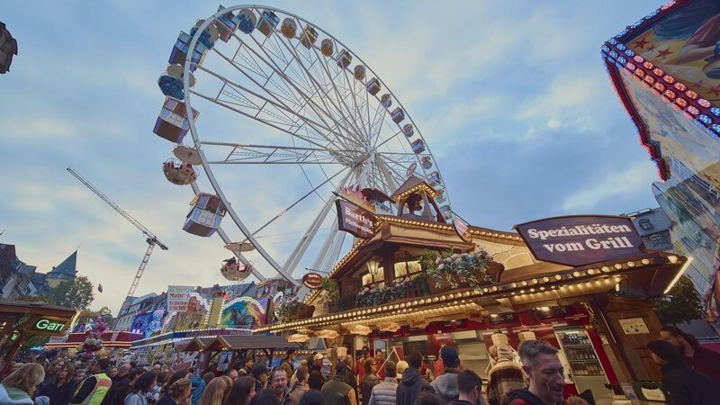 Der Lukasmarkt in Mayen 2025.