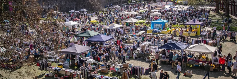Flohmarkt am Deutschen Eck (Symbolbild) Flohmarkt am Deutschen Eck (Symbolbild)