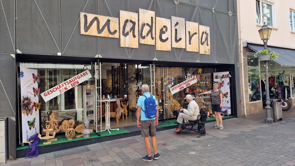 Das Möbelgeschäft "madeira" im Entenpfuhl in Koblenz schließt. Das Möbelgeschäft "madeira" im Entenpfuhl in Koblenz schließt.