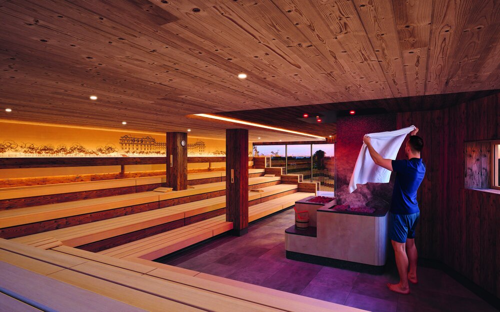 Die neue „Welterbe Sauna“ in der Emser Therme