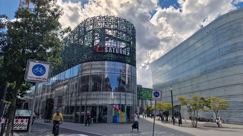 Das Forum Mittelrhein am Zentralplatz in Koblenz.