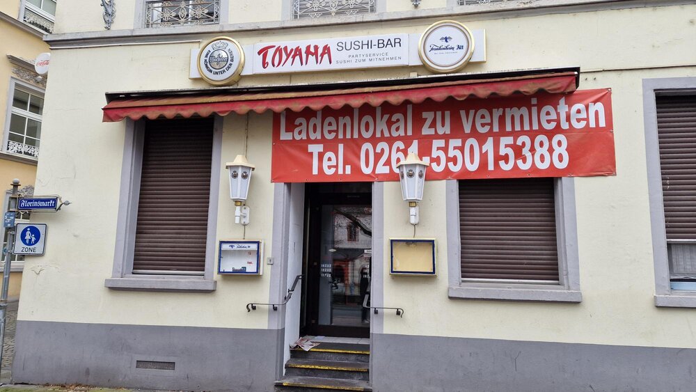 Die Toyama Sushi & Ramen Bar am Florinsmarkt in Koblenz hat geschlossen.