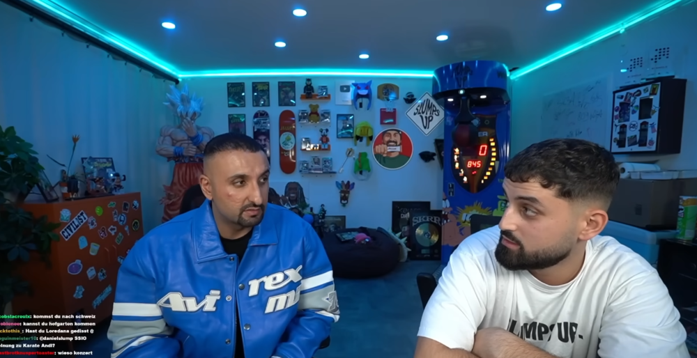 SSIO und Daniel Slump im Livestream.