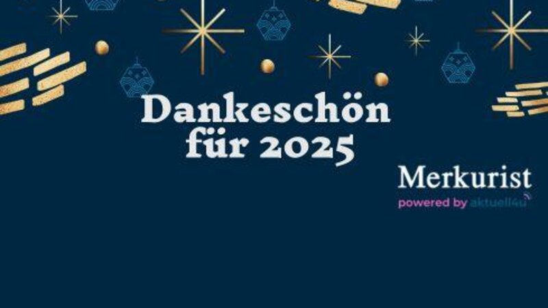 Die Redaktion sagt Dankeschön für 2025