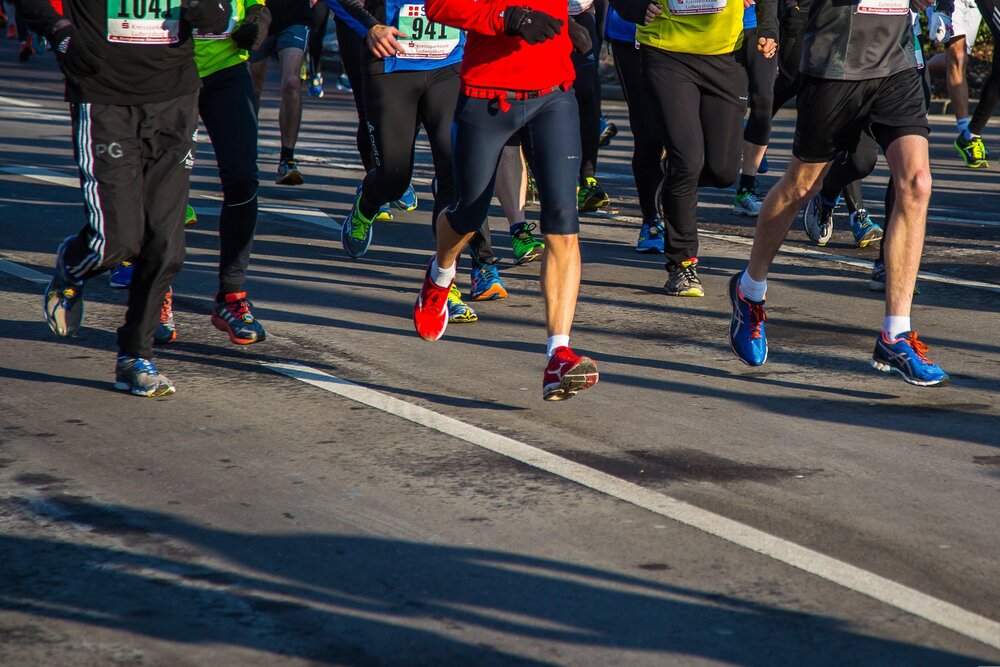 Marathon; Läufer (Symbolbild)