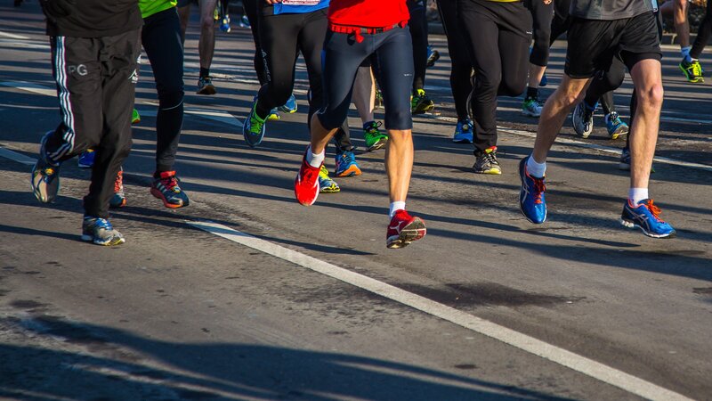 Marathon; Läufer (Symbolbild)
