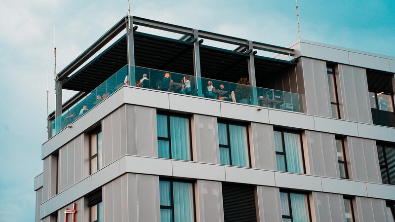 Ein Blick auf das Hotel