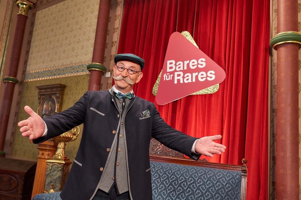 Moderator Horst Lichter präsentiert "Bares für Rares".