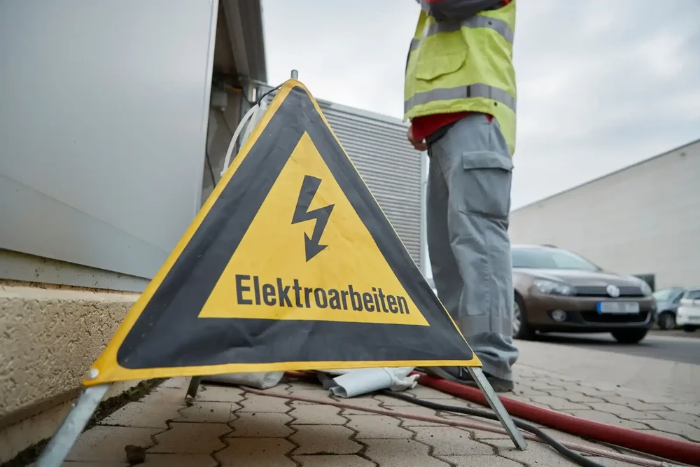Stromarbeiten (Symbolbild)