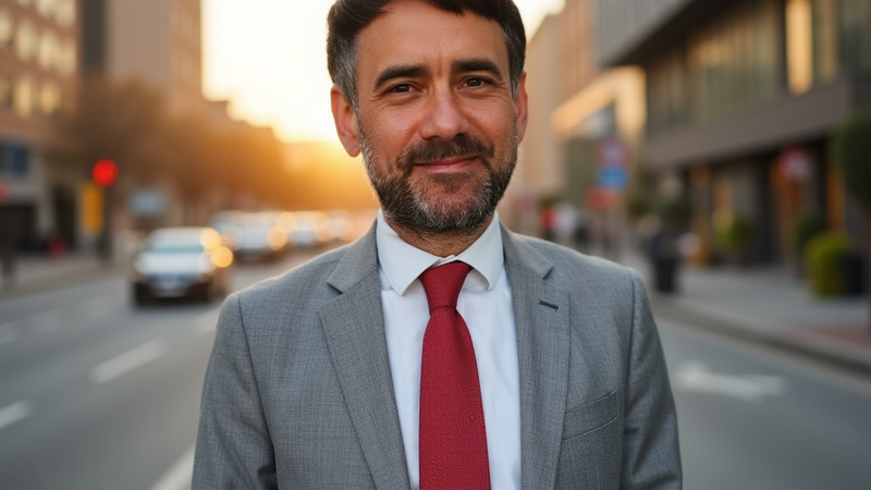 Der Kandidat von "Die Partei" bei der OB-Wahl in Koblenz: David Dasbach.