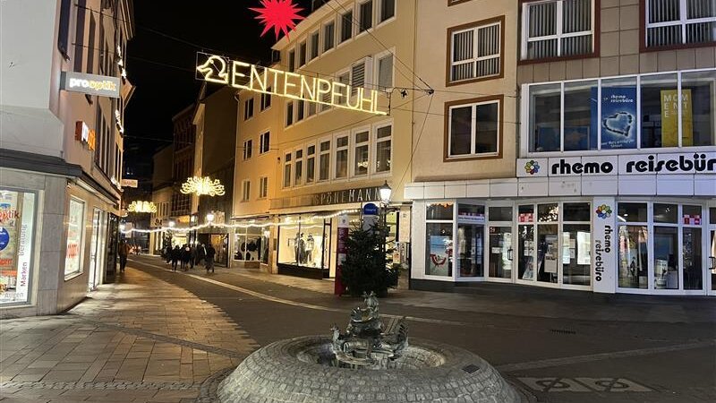 Entenbrunnen im Januar 2025