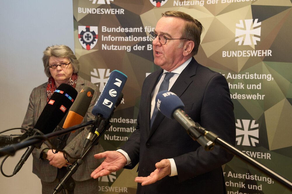 Pistorius lobte das Bundeswehrbeschaffungsamt: "Die Behörde hat den Turnaround geschafft."