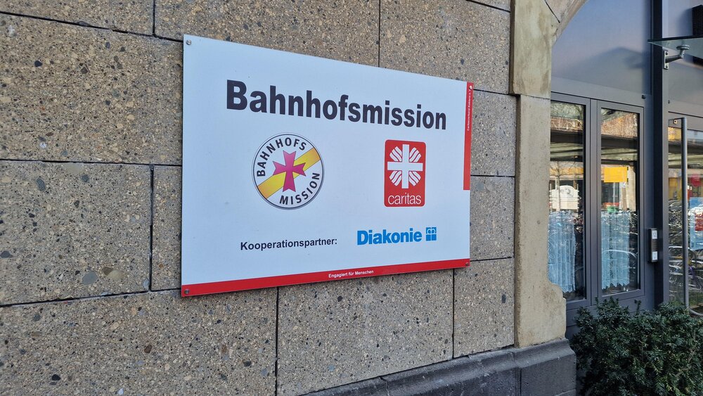Die Bahnhofsmission in Koblenz Die Bahnhofsmission in Koblenz