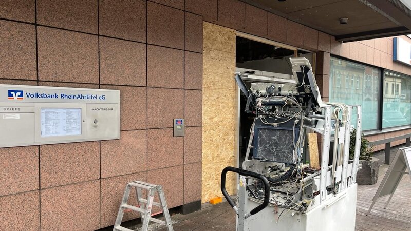 Automatensprengung Volksbank, Symbolbild