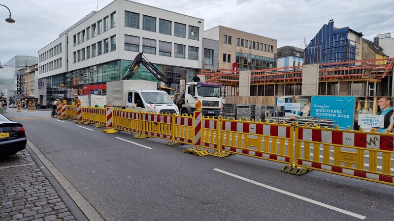 Baustelle am Wöllershof, Koblenz