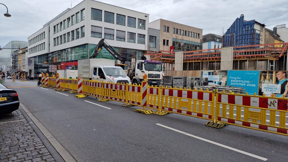 Baustelle am Wöllershof, Koblenz Baustelle am Wöllershof, Koblenz