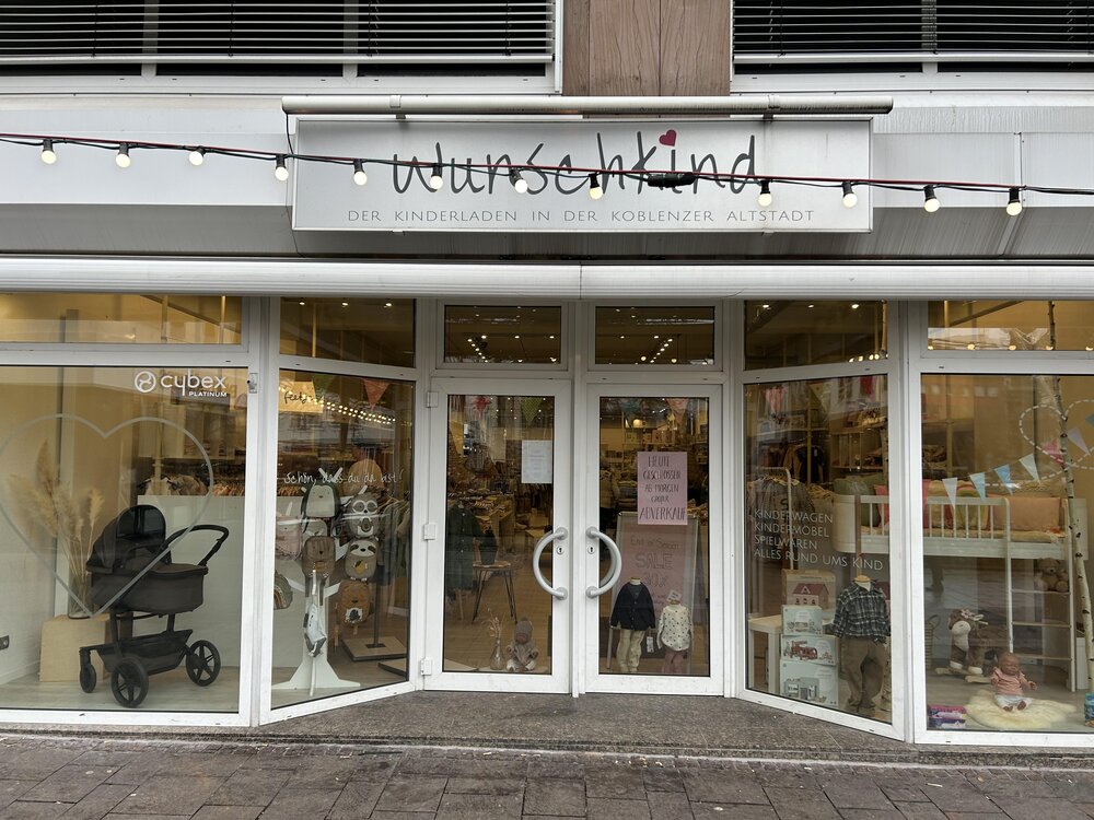 Der Kinderladen "Wunschkind" in Koblenz. Der Kinderladen "Wunschkind" in Koblenz.