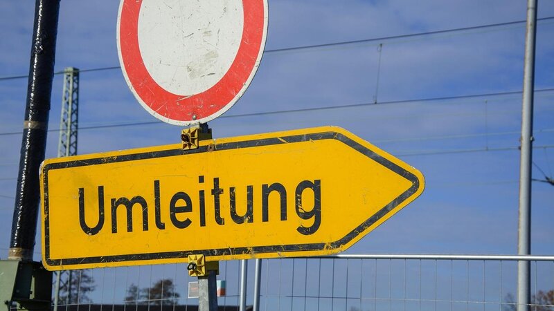 Umleitung (Symbolbild)