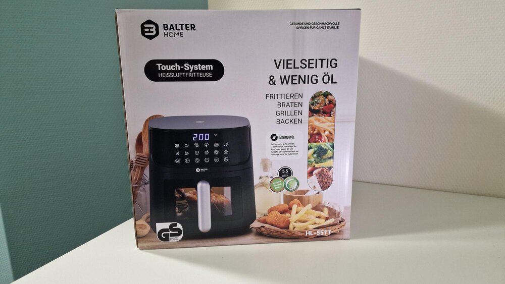 4. Türchen Adventskalender: Gewinnt eine Balter-Heißluftfritteuse.