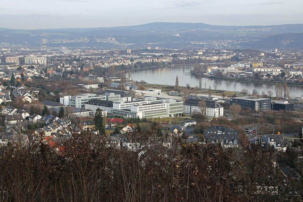 Einzelheiten Blick auf den Campus der Universität Koblenz. Einzelheiten Blick auf den Campus der Universität Koblenz.