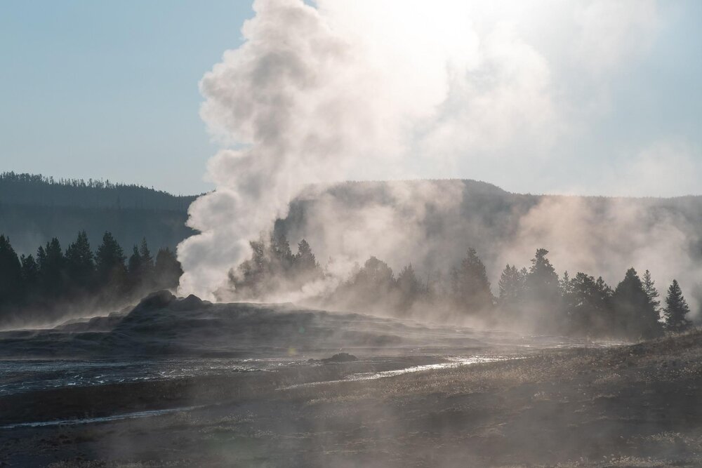 Vulkanische Aktivität? So stark wie im Yellowstone National Park (Bild) ist es noch nicht.