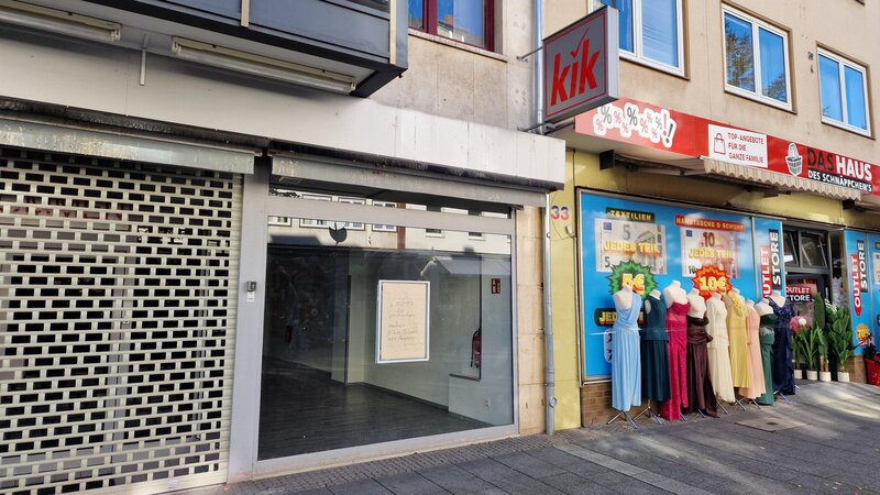 Die Kik-Filiale in der Schloßstraße ist geschlossen.