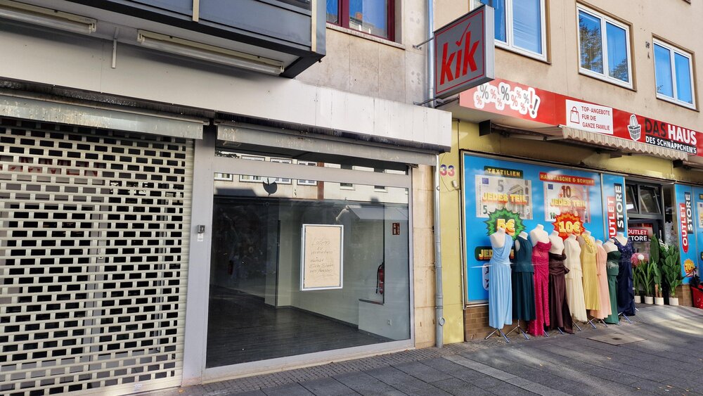 Die Kik-Filiale in der Schloßstraße ist geschlossen.