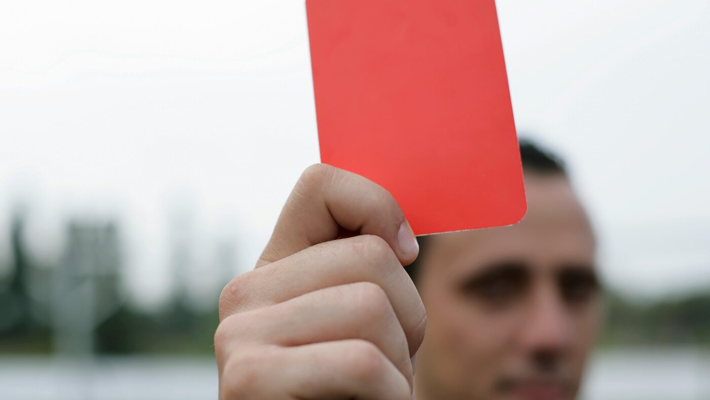 Rote Karte (Symbolbild)