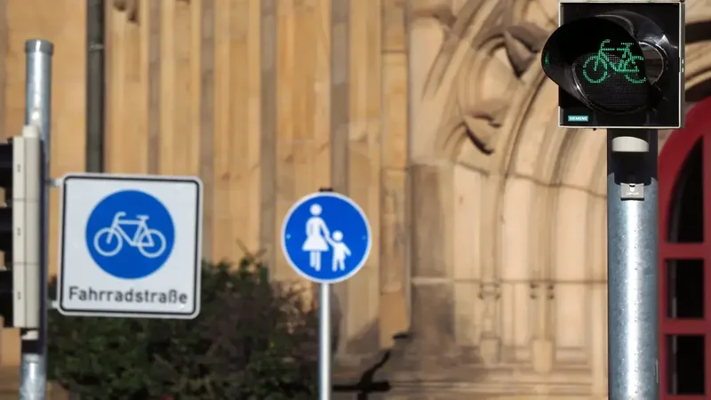 Die Casinostraße in Koblenz ist als Fahrradstraße ausgewiesen.