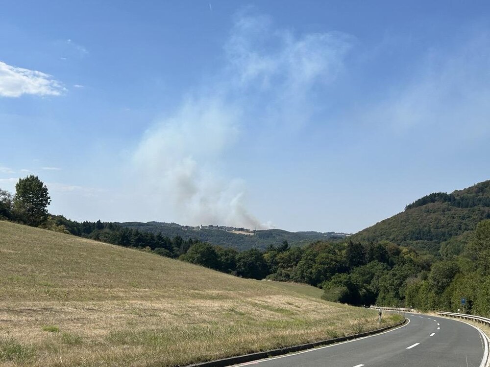 Rauchwolken über Langscheid