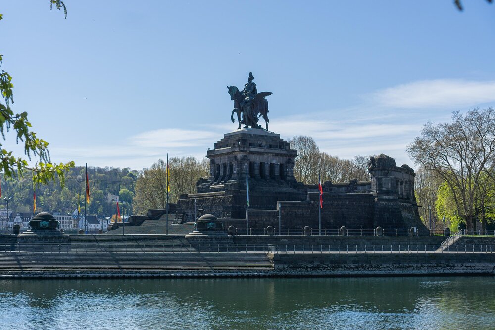 Das Kaiser-Wilhelm-Denkmal in Koblenz.