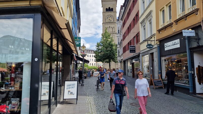 An der Liebfrauenkirche in Koblenz.