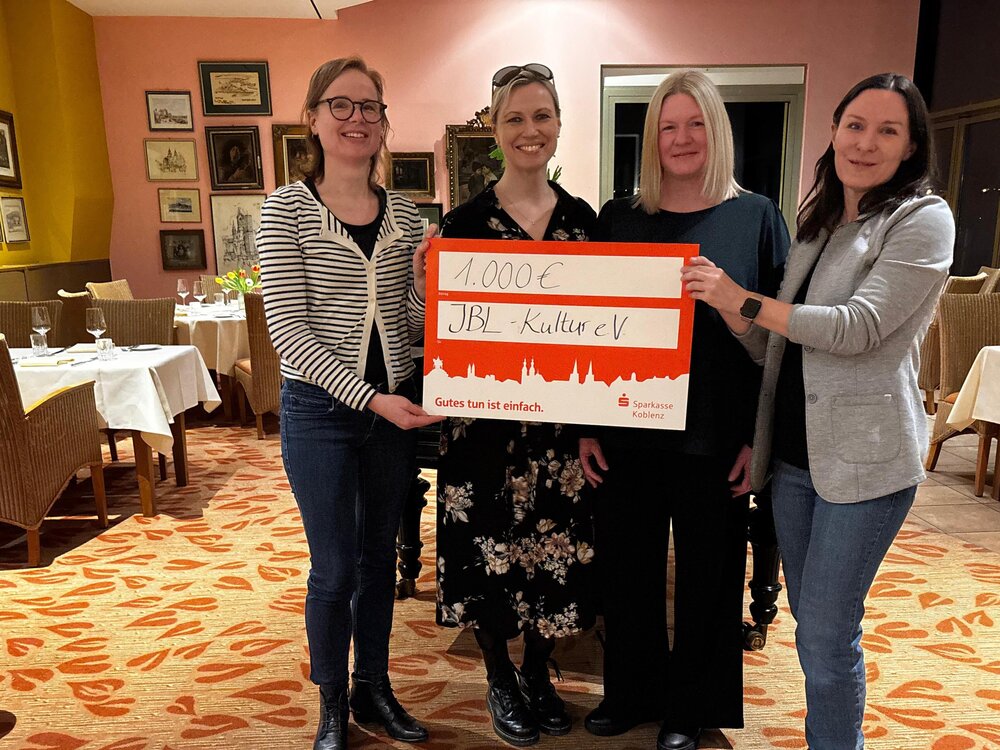 v.l.n.r.: Michaela von Heusinger, Corinna Schmitz, Cherie Clark, Britta Reichert