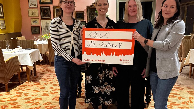 v.l.n.r.: Michaela von Heusinger, Corinna Schmitz, Cherie Clark, Britta Reichert