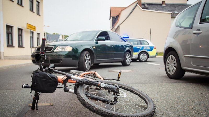 Fahrradunfall (Symbolbild)