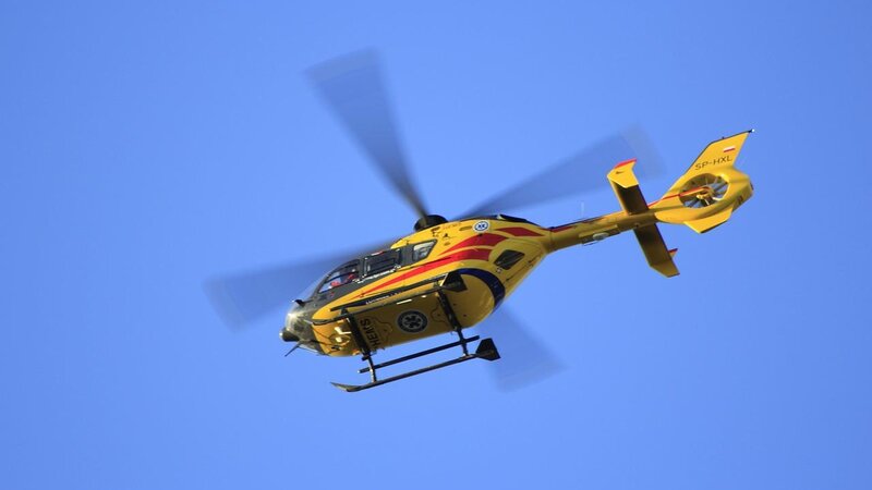 Rettungshubschrauber im Einsatz (Symbolbild)
