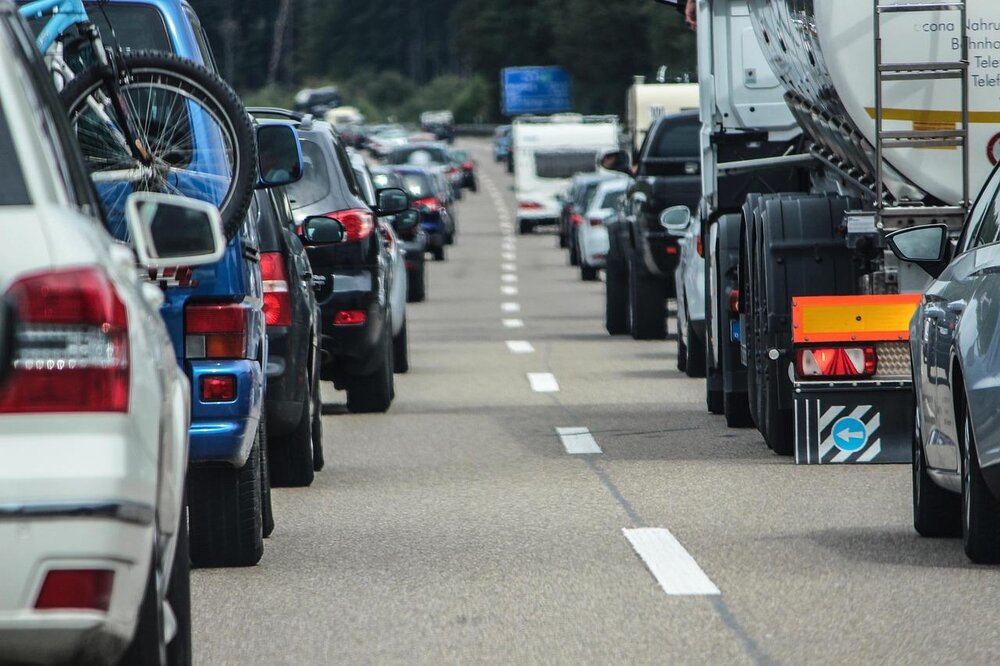 Stau auf der A3 (Symbolbild)
