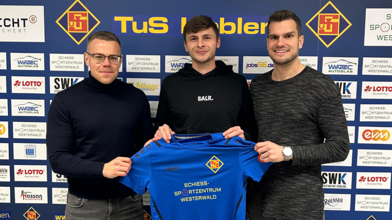 Marcel Wingender verlängert seinen Vertrag bei der TuS Koblenz.